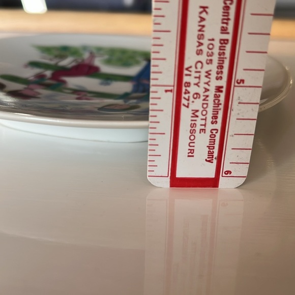 Rosenthal Raymond Peynet Plate Dish Porcelain Lovers Bench Doves Germany Vintage - Picture 11 of 12